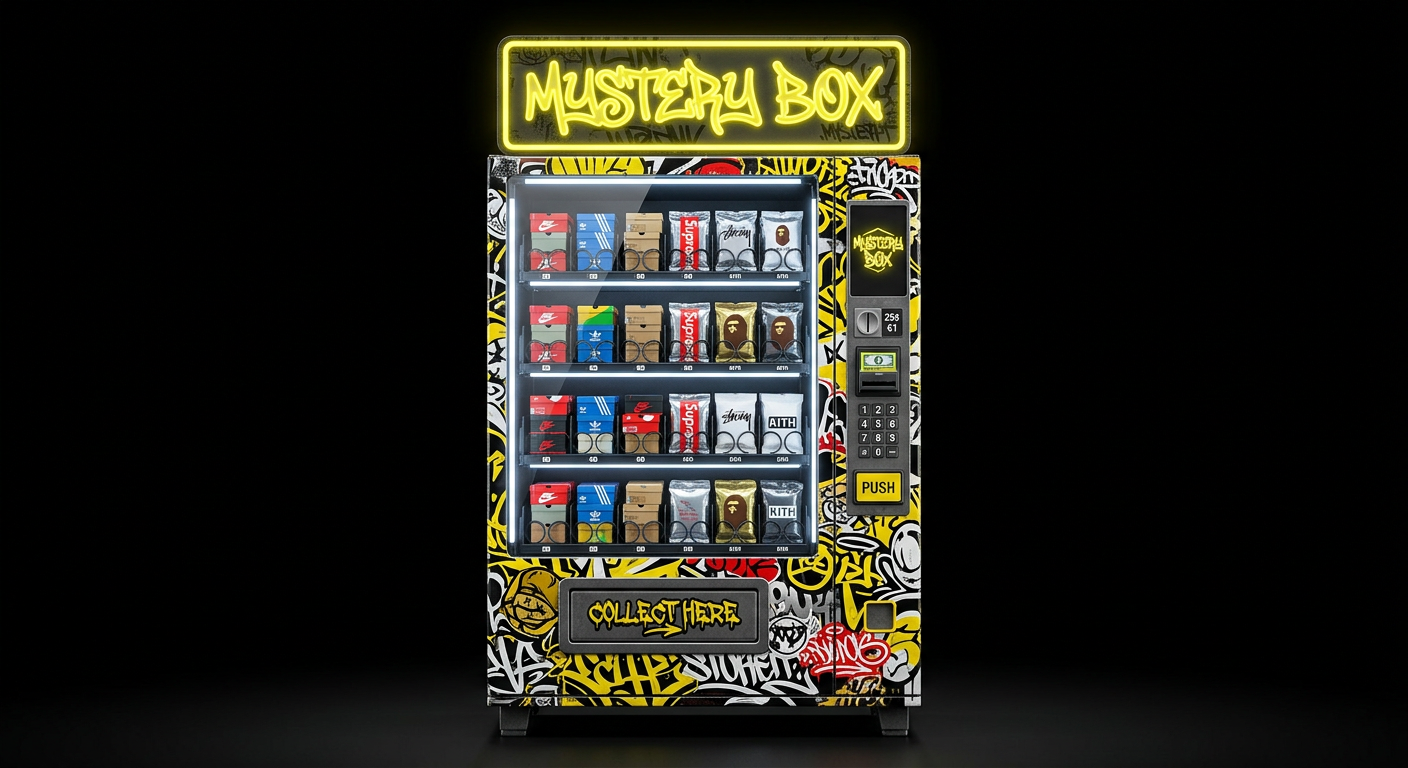 Starter Drop mystery box vending machine