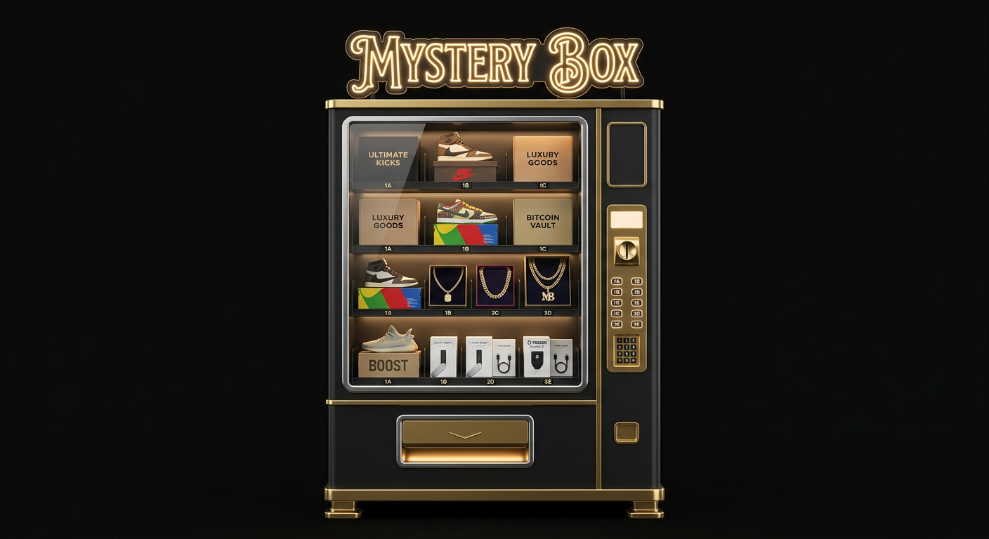 Whale Hype Box mystery box vending machine